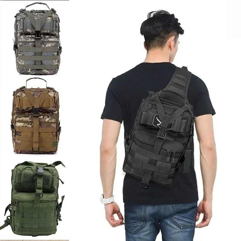 

Outdoor Military Tactical Assault Pack Sling Backpack Waterproof EDC Rucksack Bag for Hiking Camping Hunting Trekking Travelling