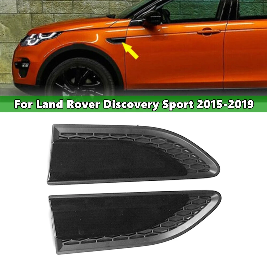 

1Pair Car Front Side Fender Grille Vent Duct Louver For Land Rover Discovery Sport L550 2015 2016 2017 2018 2019 Car Accessories
