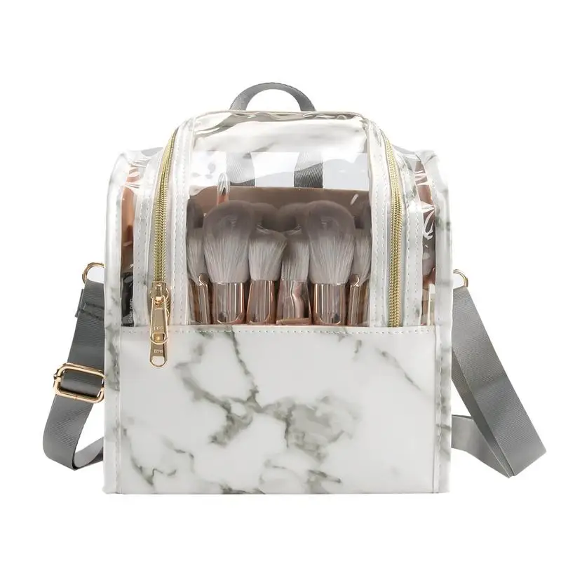 

Travel Cosmetic Bag Makeup Cosmetic Organizer Pouch Large Capacity Makeup Case With Portable Handle For Skincare Toiletries