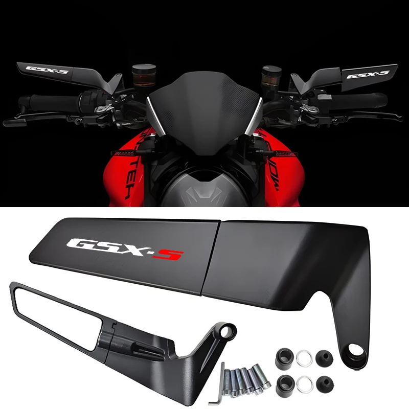 Стеклянные боковые зеркала с ЧПУ для SUZUKI GSXS750 GSXS1000 GSXS1000F GSX-S250 GSX S 750 1000 250 150 GS
