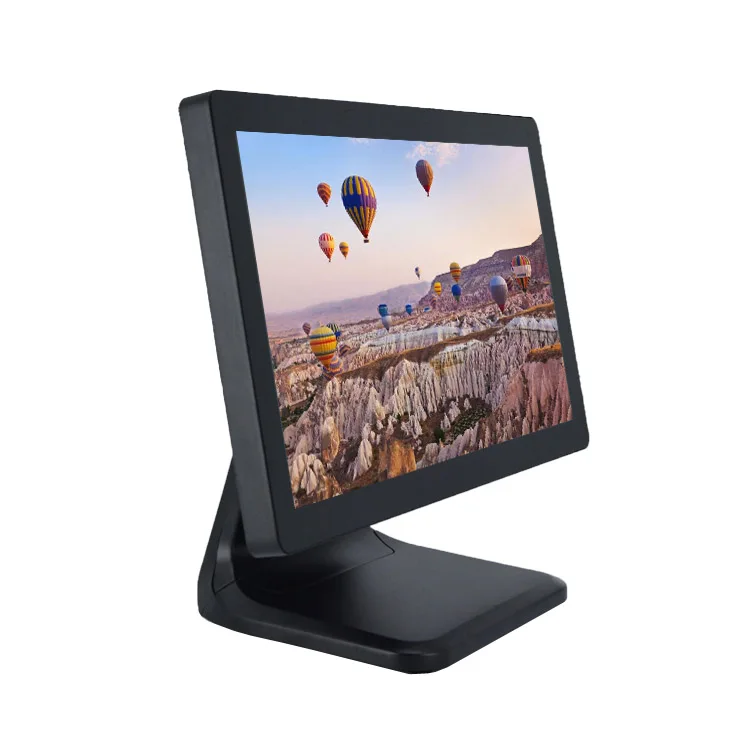 Промышленный ЖК-экран емкостный сенсорный монитор USB для бизнеса черный 17