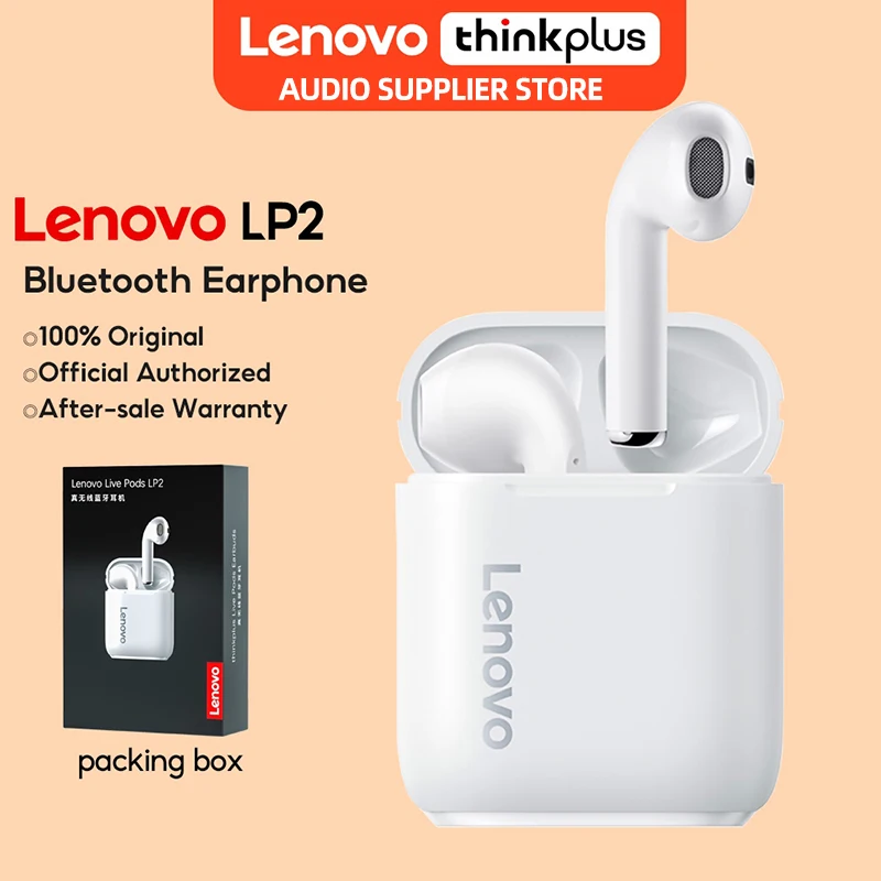 

Оригинальные наушники Lenovo LP2 TWS Bluetooth беспроводные наушники-вкладыши 5,0 зарядная коробка Наушники шумоподавление бас мини-гарнитура