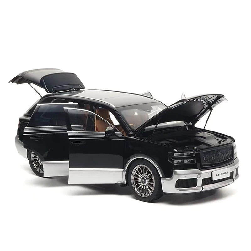 Фото Почти реалистичная модель 1/18 для SEGI 2023 Scale Phoenix Black x Silver (праворульный) — коллекционная модель автомобиля из сплава №1
