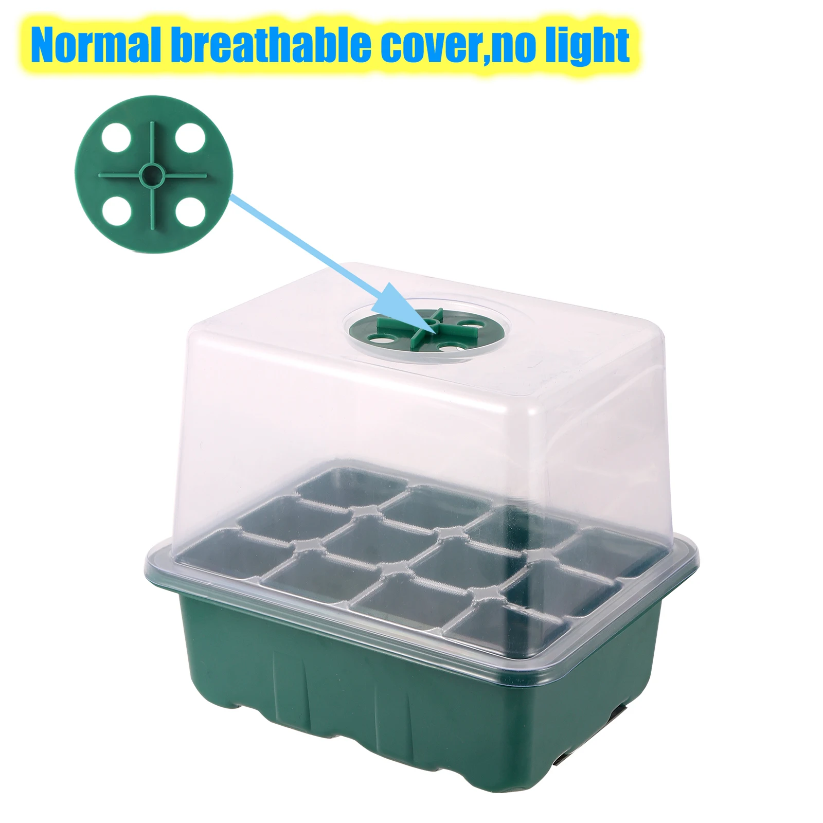 

светодиодные лампы для выращивания 6/12 скважины семян стартовый лоток растений ящик для выращивания семян лоток для прорастания садоводства в помещении Инструменты для прорастания