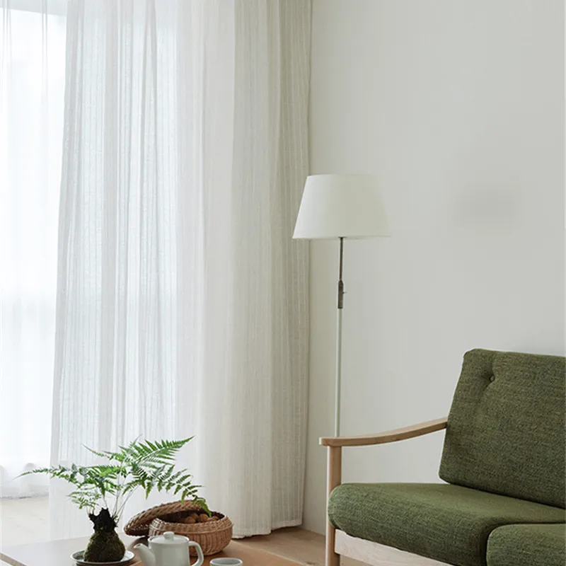 [Free Customise] GYV1236 Gyrohome 1PC Japan StySheer Voile Tulle DayCurtains Living Room Kitchen Bedroom Home Decorative Window