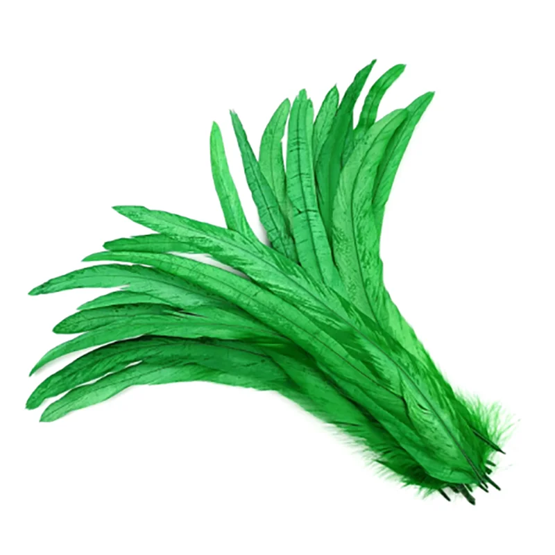 

50Pcs/Lot Colorful Rooster Feathers for Crafts 20-40CM Rooster Tail Feather DIY Carnival Wedding Party Plumes Decoration