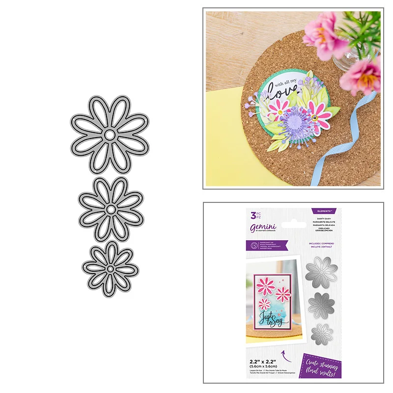 

Металлические Вырубные штампы с цветами для «сделай сам», альбом для скрапбукинга, бумажные открытки, украшения, ремесла, тиснение 2022, новые...