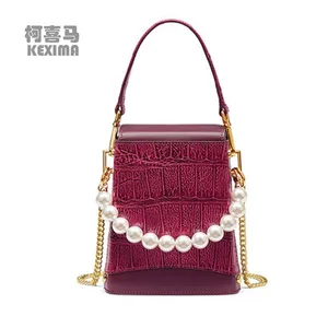 kexima gete crocodile skin female bag design mobile phone bag female single shoulder bag women chain bag america alligator free global shipping