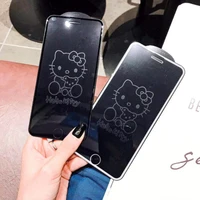 hello kitty mobile phone film suitable for apple 11 cartoon tempered film iphone12 8p xrxs mas 137p full screen film