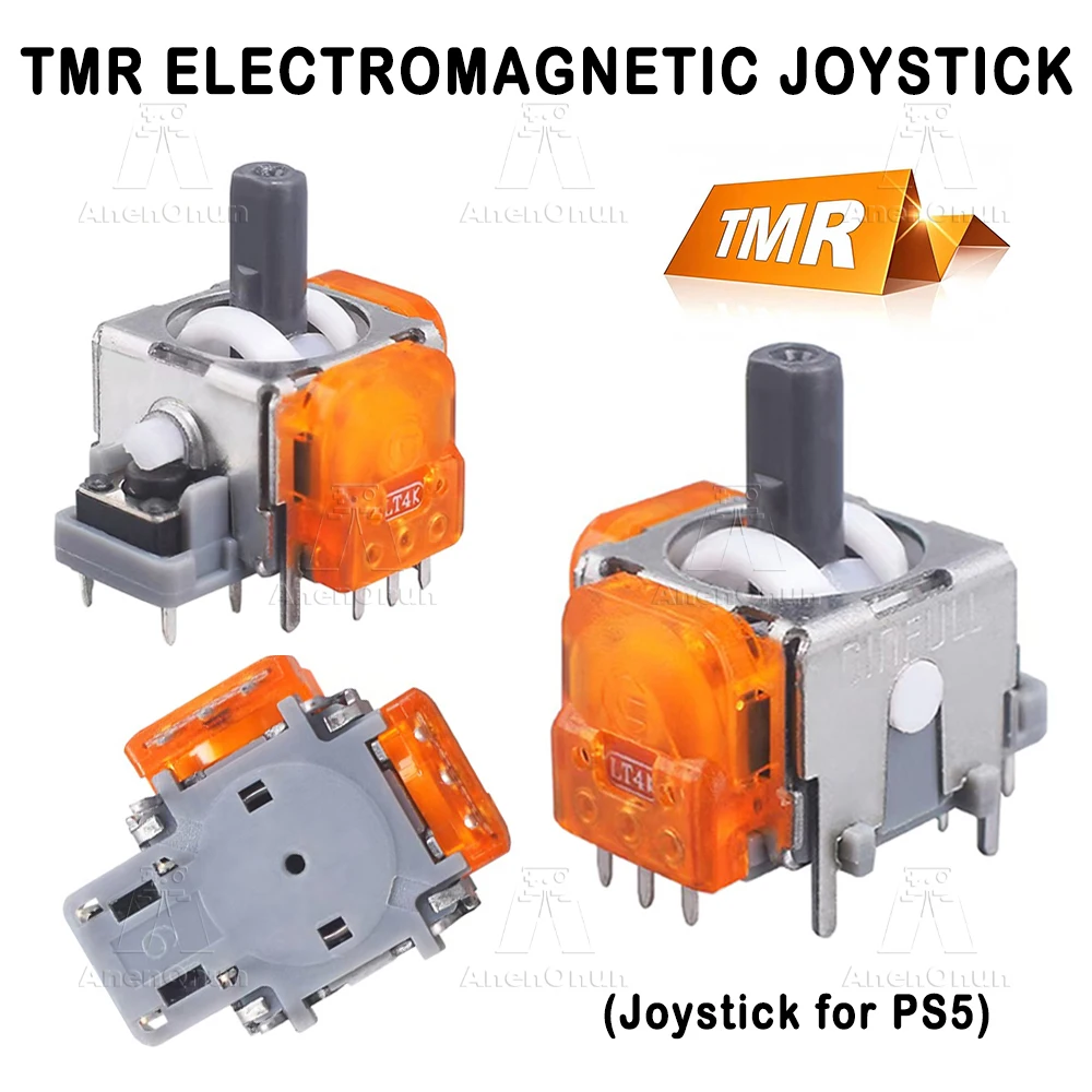 Joystick eletromagnético ps5 tmr, bastão de controle de jogo de alta precisão, sem deriva, módulo de sensor analógico 3d, peças de reposição de atualização