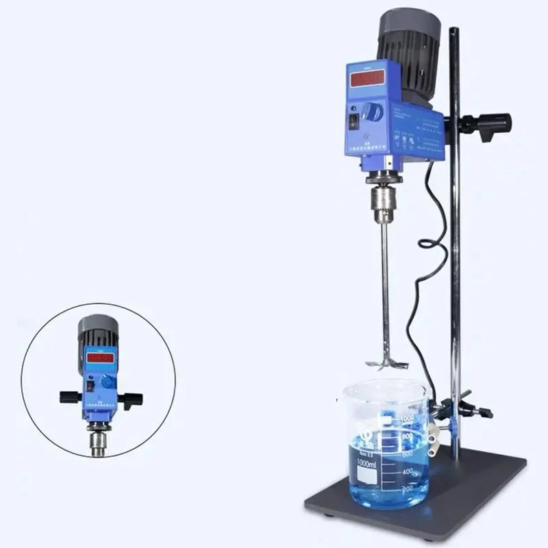 НОВЫЙ GZ120-S Консольный лабораторный электрический миксер с цифровым дисплеем