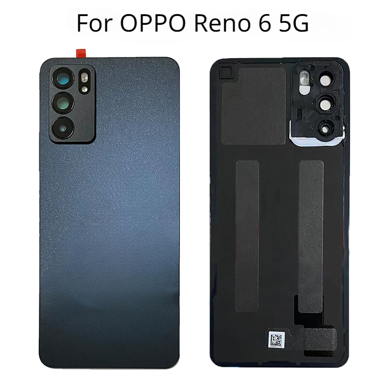 

Brand-New Back Glass For OPPO Reno 6 5G Back Battery Cover Rear Door Housing Case with Camera lens Replacement Parts