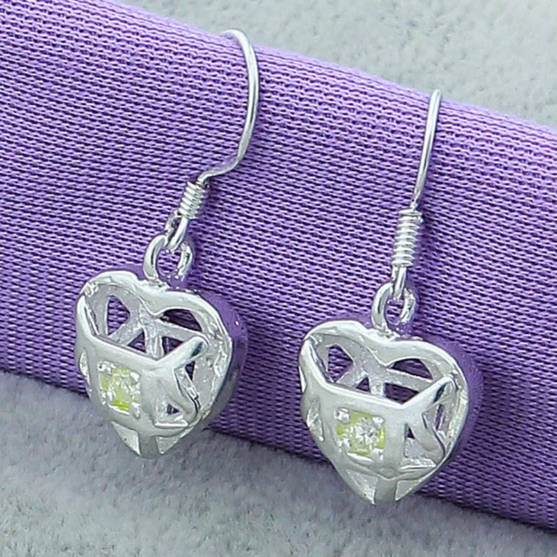 BABYLLNT 2019 New Simple Fashion 925 Sterling Silver Earring Charm Heart Drop Women Jewelry Bijoux Gift | Украшения и аксессуары