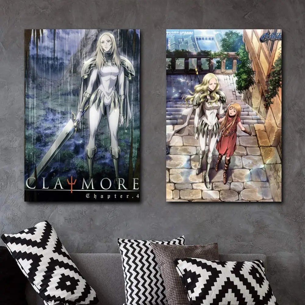 

Claymore Teresa Canvas Art Poster and Wall Art Picture Print Modern Family bedroom Decor Posters