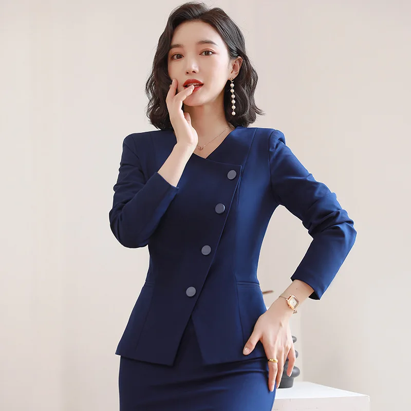 IZICFLY Autumn Spring Style Fashion White Blazer Sets With Pant Korean Ladies Business Suits For Women Work Wear Two Piece