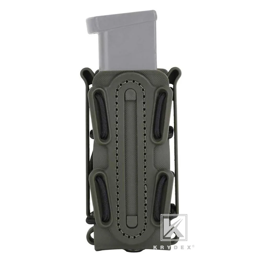 «KRYDEX Tactical Molle 9mm Magazine Pouch Rifle Gun Mag Bag Military
