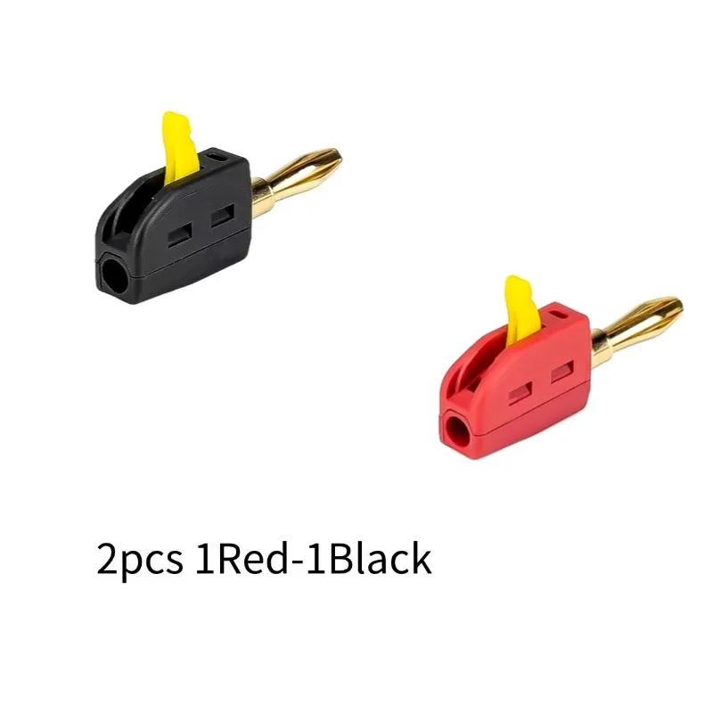 

Банановые разъемы, 1/2/4 шт., позолоченные