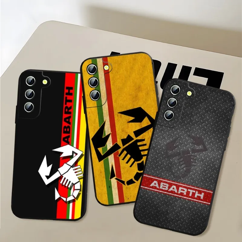 

ABARTH итальянский автомобильный чехол для телефона Samsung A14 A52 A53 A54 A13 A12 A50 A33 A22 A31 A34 A03S A32 A21 A81 A73, силиконовый чехол
