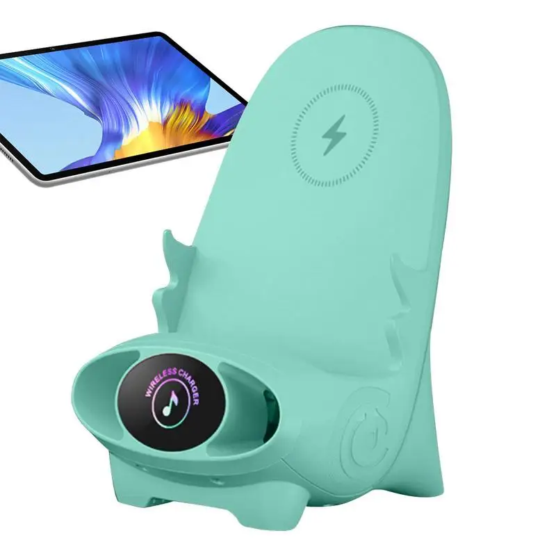 

Wireless Charging Station Phone Fast Wireless Charge Mount Phone Holder Charger Compatible Phone Tablets Desktop Aromatherapy