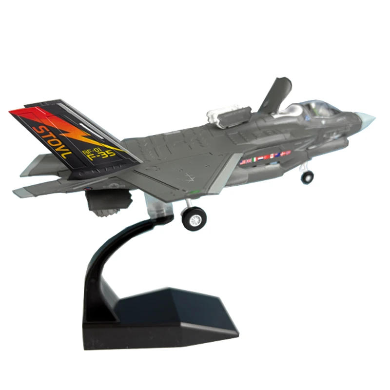 1:72 1/72 весы армии США F35 Lightning II Joint Strike Jet Fighter литой металлический самолет модель