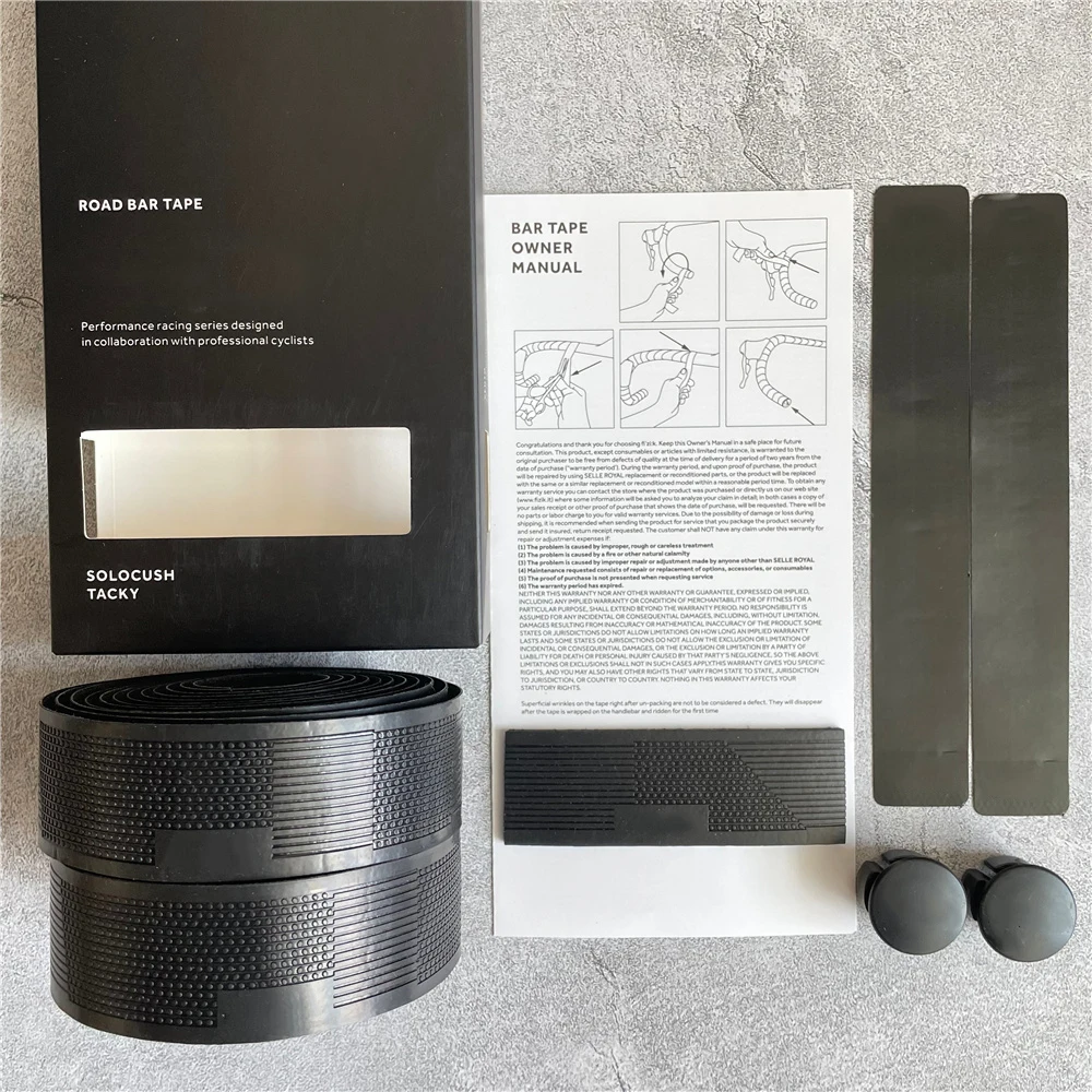 VENTO SOLOCUSH 2.7MM TACKY Bicycle Handlebar Bar tape Waterpro Professional cycle Anti-Vibration Wrap with Logo