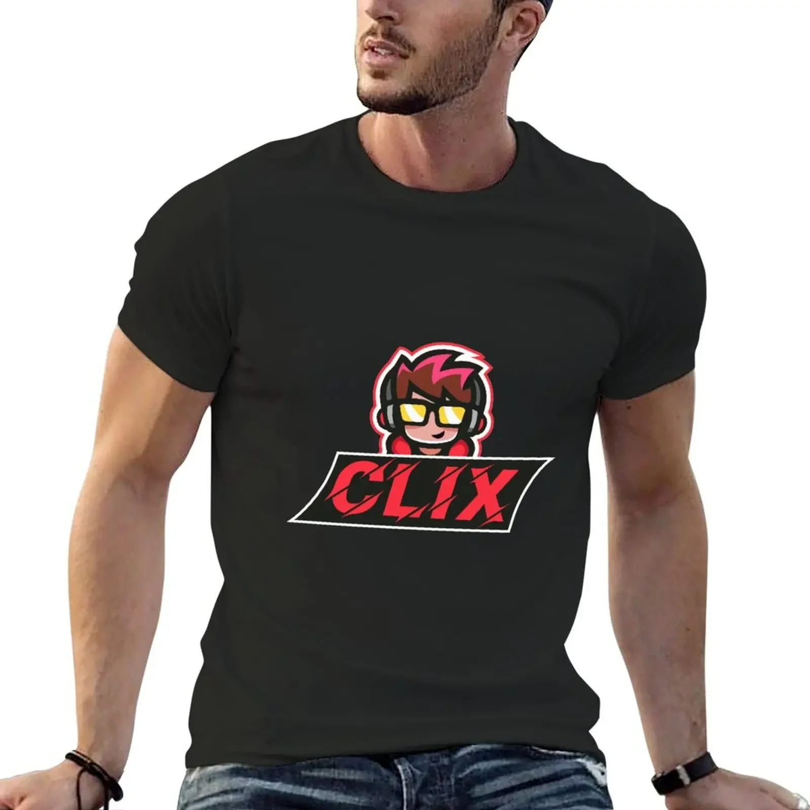 Clix Merch Misfits футболка для мальчика винтажная одежда летняя простые черные футболки