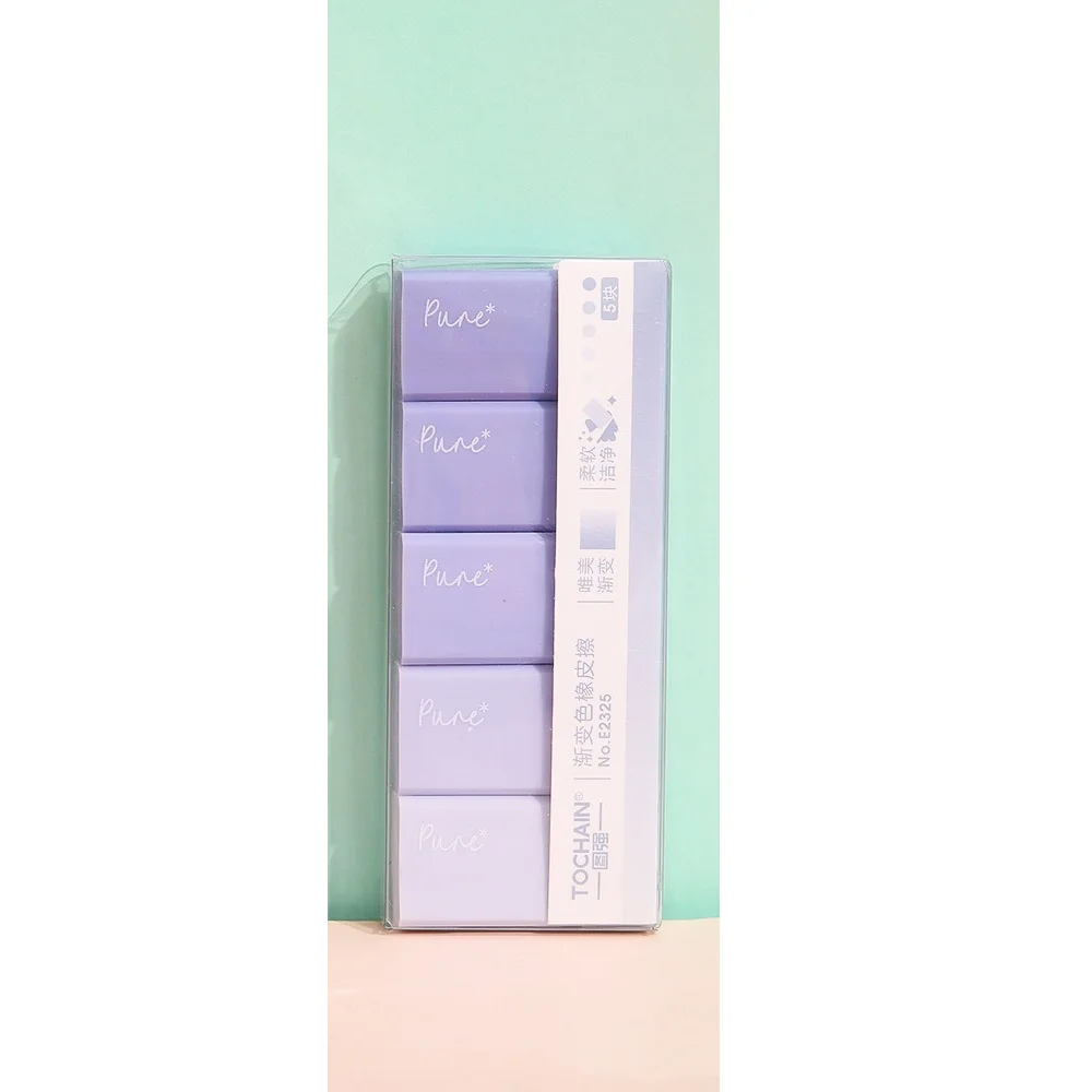 

Набор ластиков чистого градиентного цвета F7611