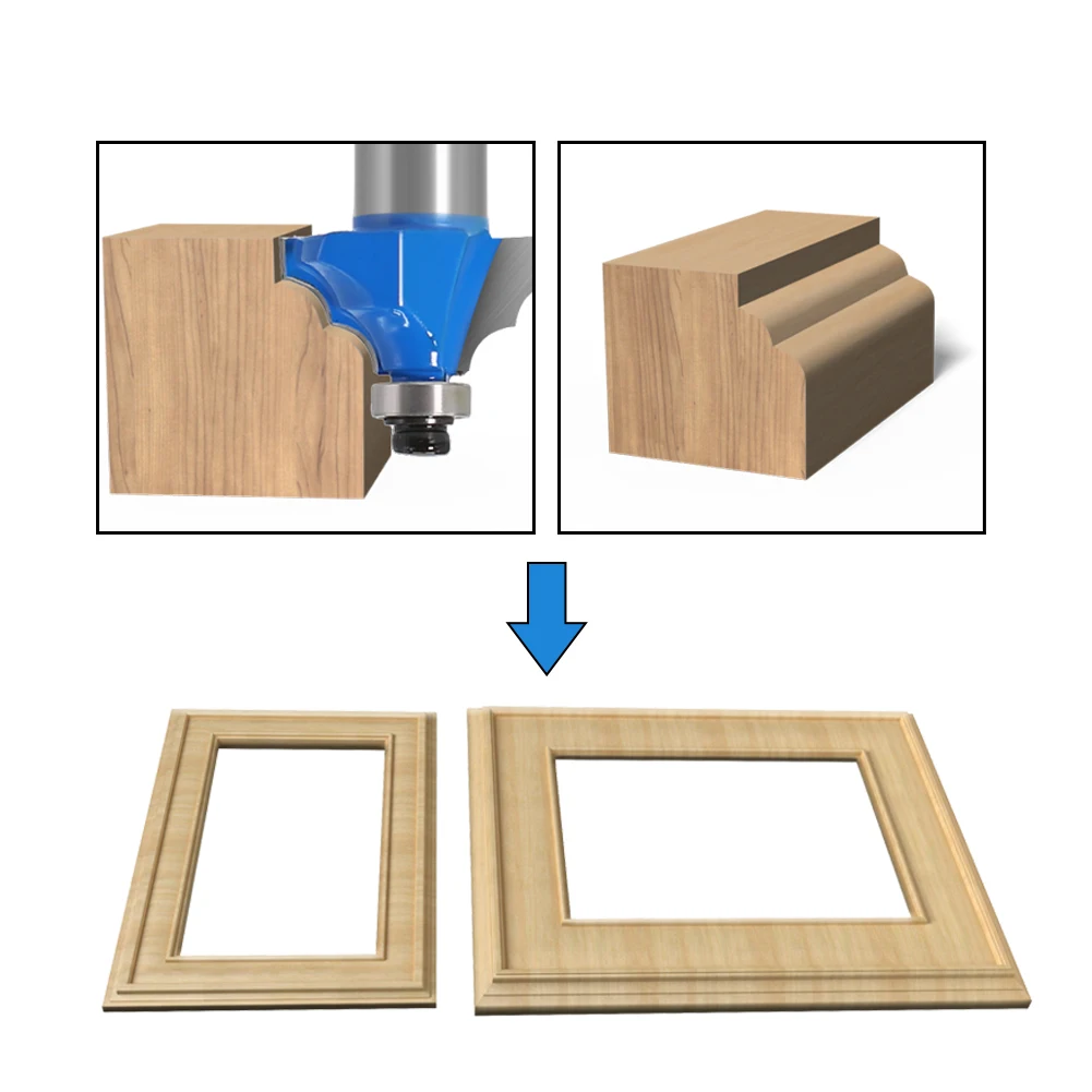 

1pcs 12mm shank Corner Round Over Router Bit with BearingMilling Cutter for Wood Woodwork Tungsten Carbide