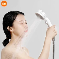 new xiaomi youpin pressurized shower head high pressure water saving adjustable one button water stop bathroom accessories hot