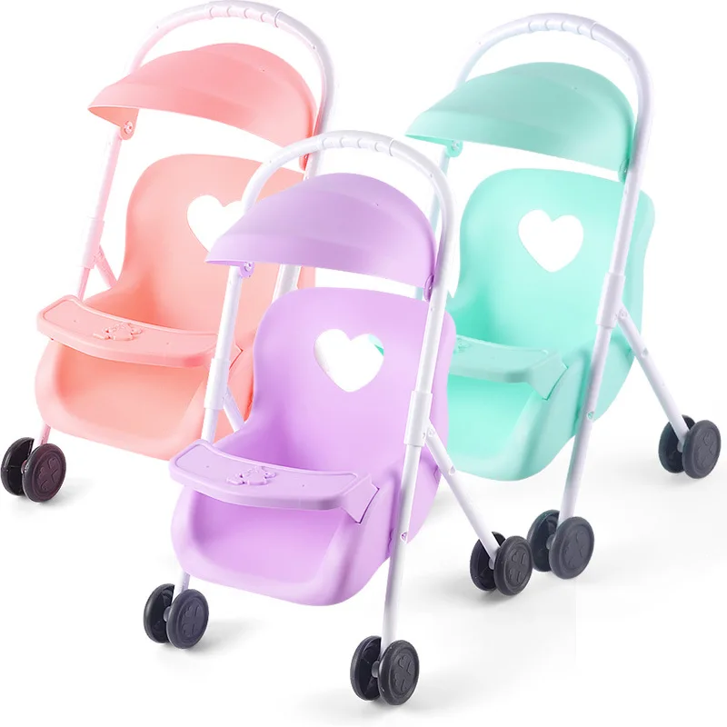 

The New Children's Plastic Goes From House To House with Drinking Water Urine Doll Baby Trolley Simulation Baby Stroller