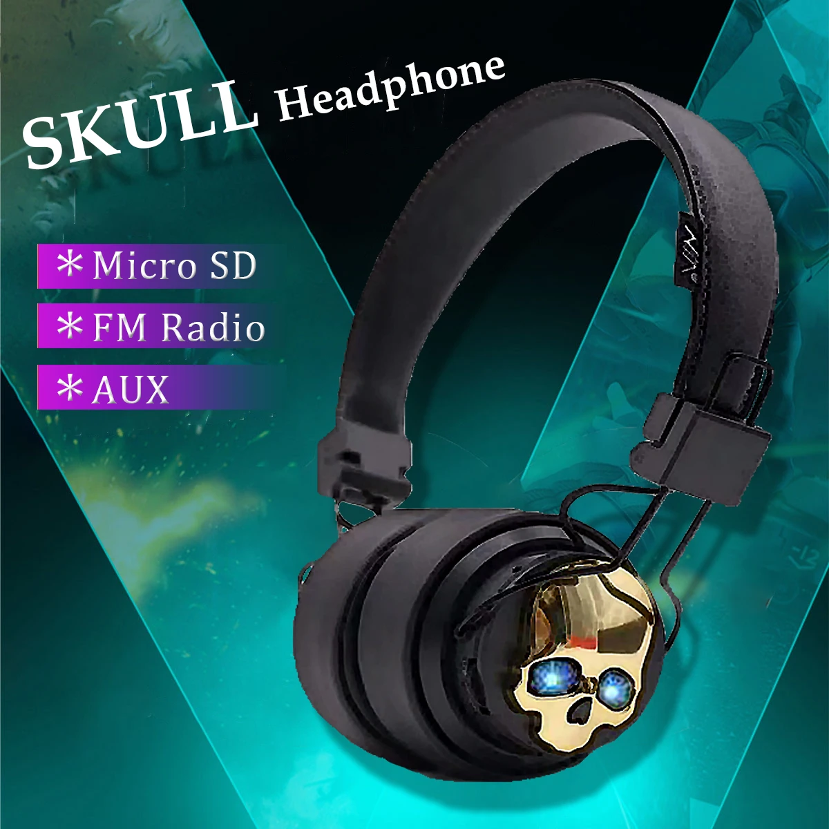 Bluetooth-гарнитура X7 Беспроводная стереогарнитура с микрофоном и поддержкой sd-карты