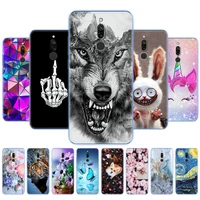 for xiaomi redmi 8 cases full protection soft tpu back cover on redmi 8 bumper hongmi 8 phone shell bag coque marble flower rose