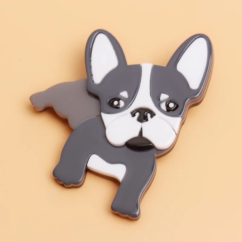 Симпатичная индивидуальная брошь в виде собаки с надписью Law Fighting Dog модный