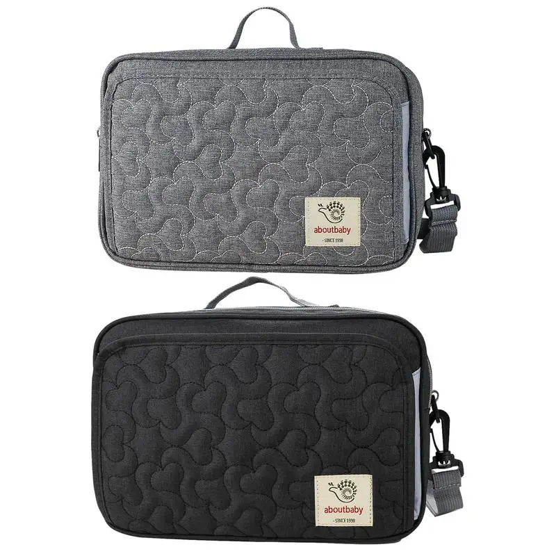 

Stroller Organizer Pram Bag Stroller Storage Bag For Smart Moms Diaper Storage Secure Straps Detachable Bag Pockets For Phone Ke