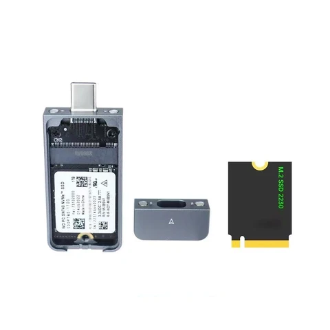 Корпус SSD IRhasta 2230 алюминий USB A USB C 10 Гбит/с