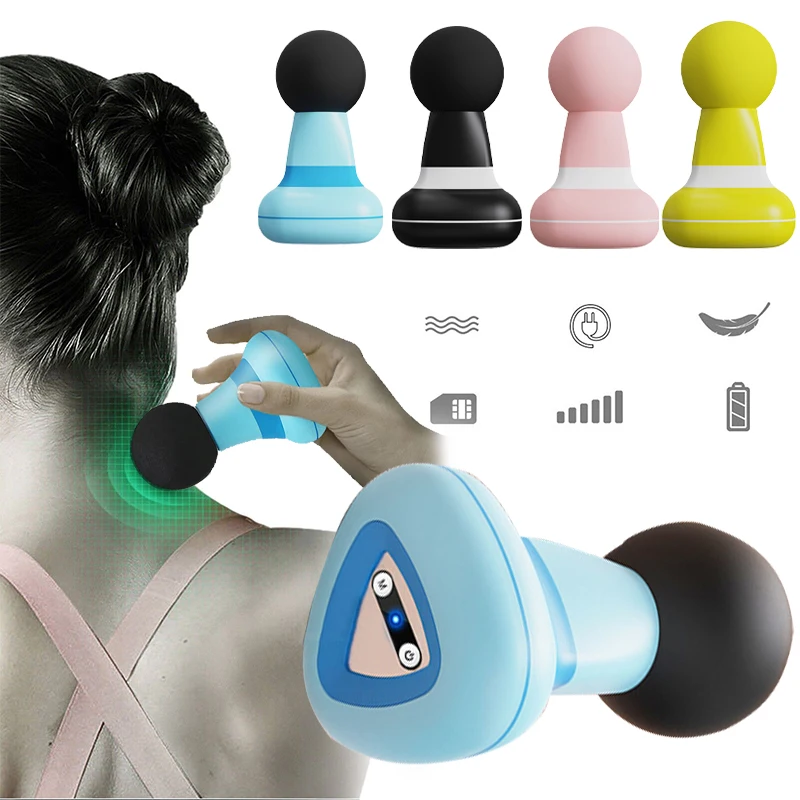

Mini Muscle Deep Massage Gun Sports Therapy Pain Relief Slimming Shaping Pocket Body Massager Small Exercising Body Care