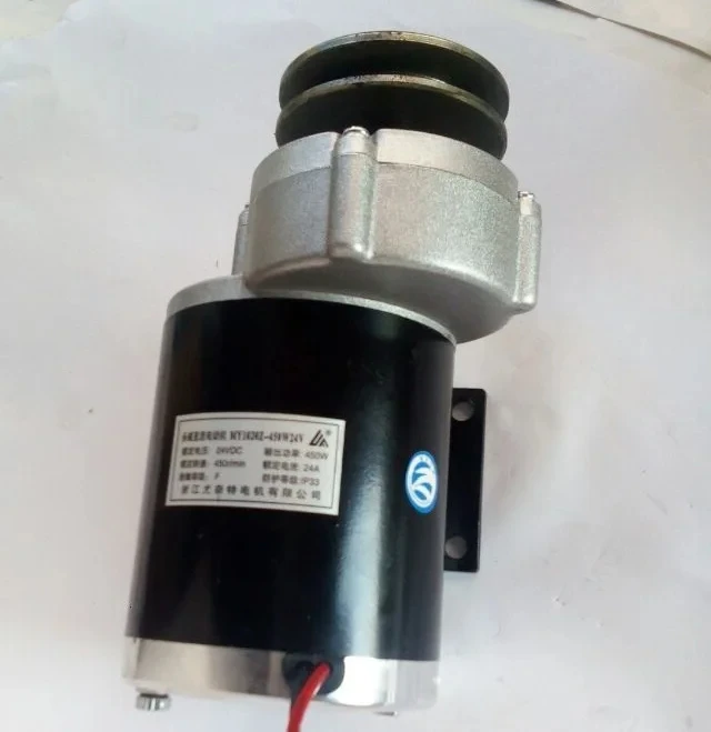 600 Вт 36 В 48 постоянный магнит матовый ременный шкив мотор-редуктор постоянного