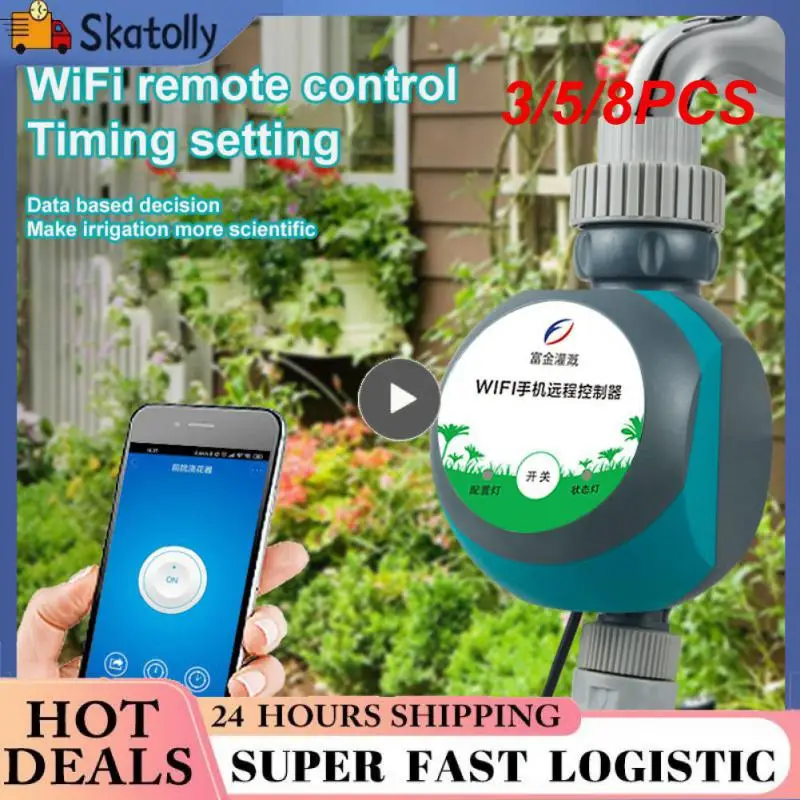 

3/5/8 шт., водонепроницаемые автоматические садовые ирригаторы с таймером