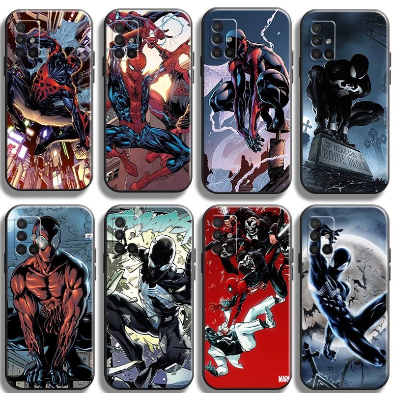 

Marvel Comics Phone Cases For Samsung S20 FE S20 S8 Plus S9 Plus S10 S10E S10 Lite M11 M12 S21 Ultra Coque Smartphone Original
