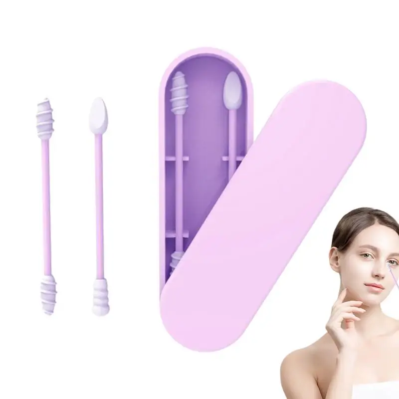 

Reusable Cotton Swabs Makeup Removal Q-tips Extra Soft Q-tips Thin Cotton Swabs BPA Safe Kids Safety Swabs Children Eco-Friendly