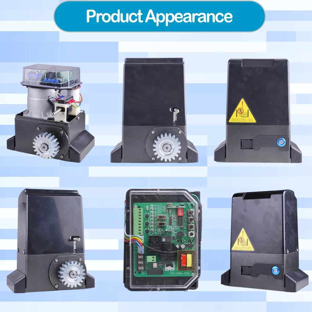 Мощные электродвигатели для раздвижных дверей 1200 Вт 2200 кг пружинный концевой