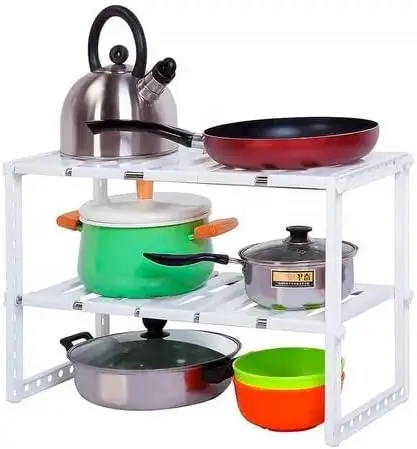 

Organizador Rack De Cozinha Multiuso Ajustável Oferta Loi