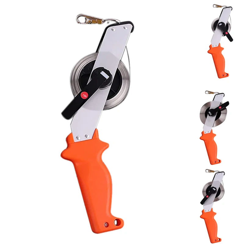 

BEAU-Oil Gauging Tape, Tape Measure For Oil Tank, Stainless Steel, With Lazer Engraving Tape, With Brass Plumb Bob