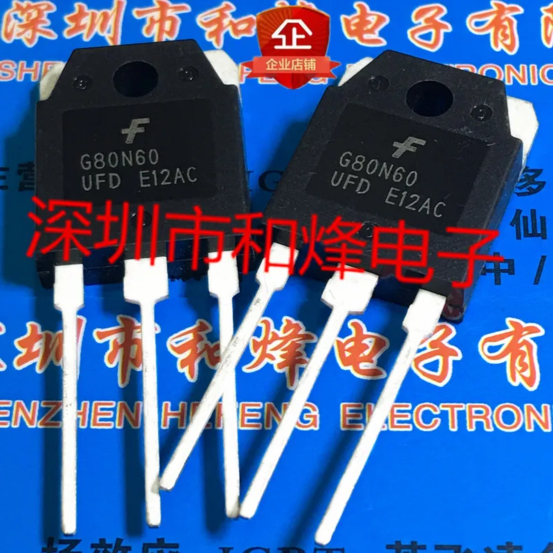

5PCS-10PCS G80N60UFD SGH80N60UFD TO-3P 600V 80A NEW AND ORIGINAL ON STOCK