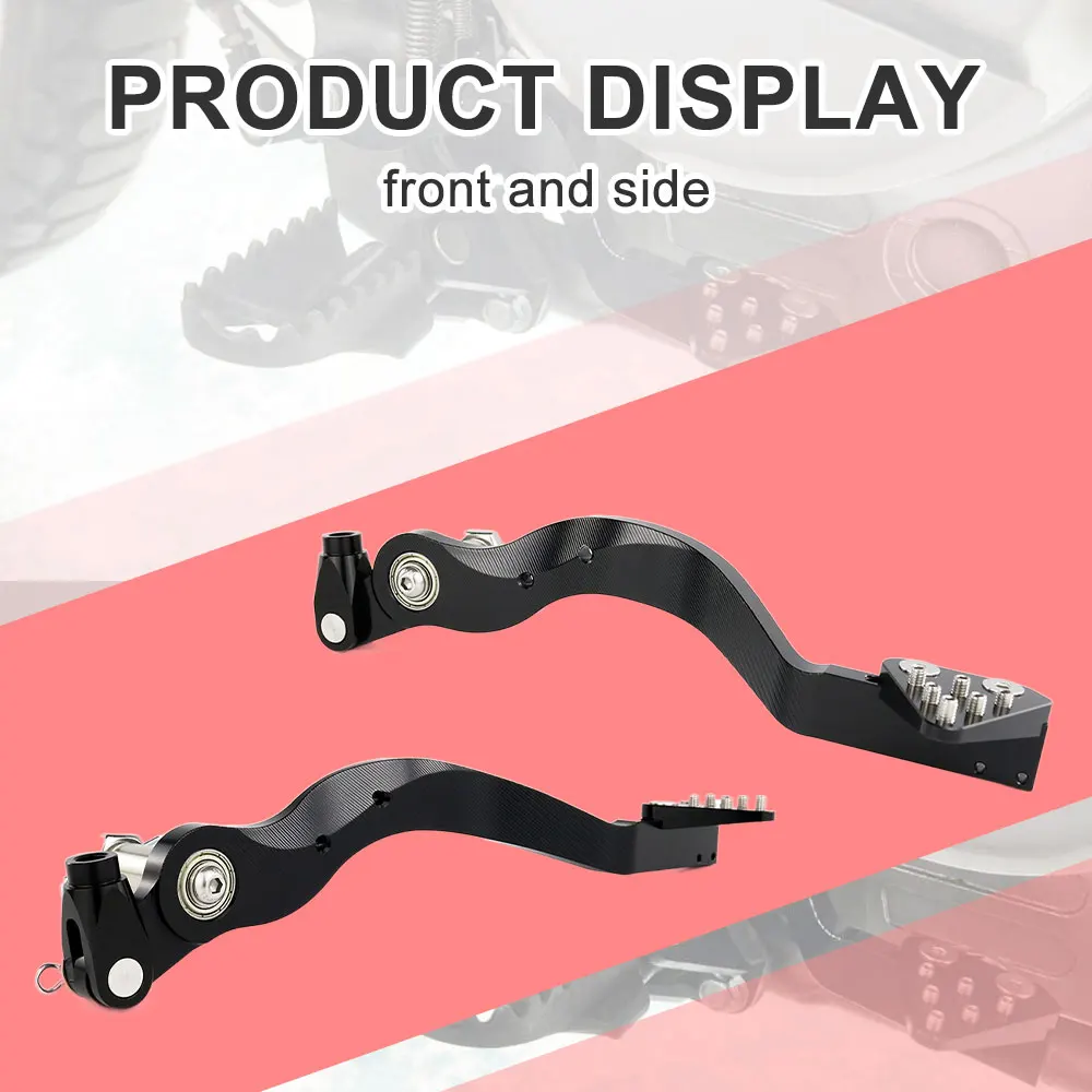 Алюминиевая мотоциклетная педаль для Suzuki DR650 1996-2021 2022 2023 DR 650 регулируемая тормоза