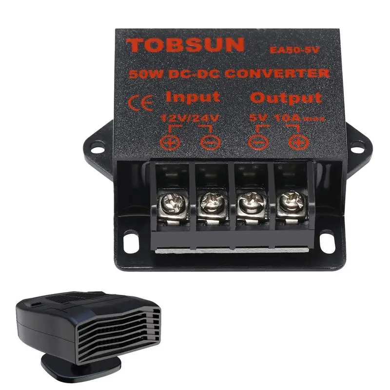 

DC 12V 24V To DC 5V 10A 50W Step Down Converter Voltage Regulator Reducer Power Supply For LED TV Cars Solar