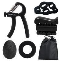 five piece set grip type r fitness finger adjustable profession practice hand strength ball lock up suit sports equipment