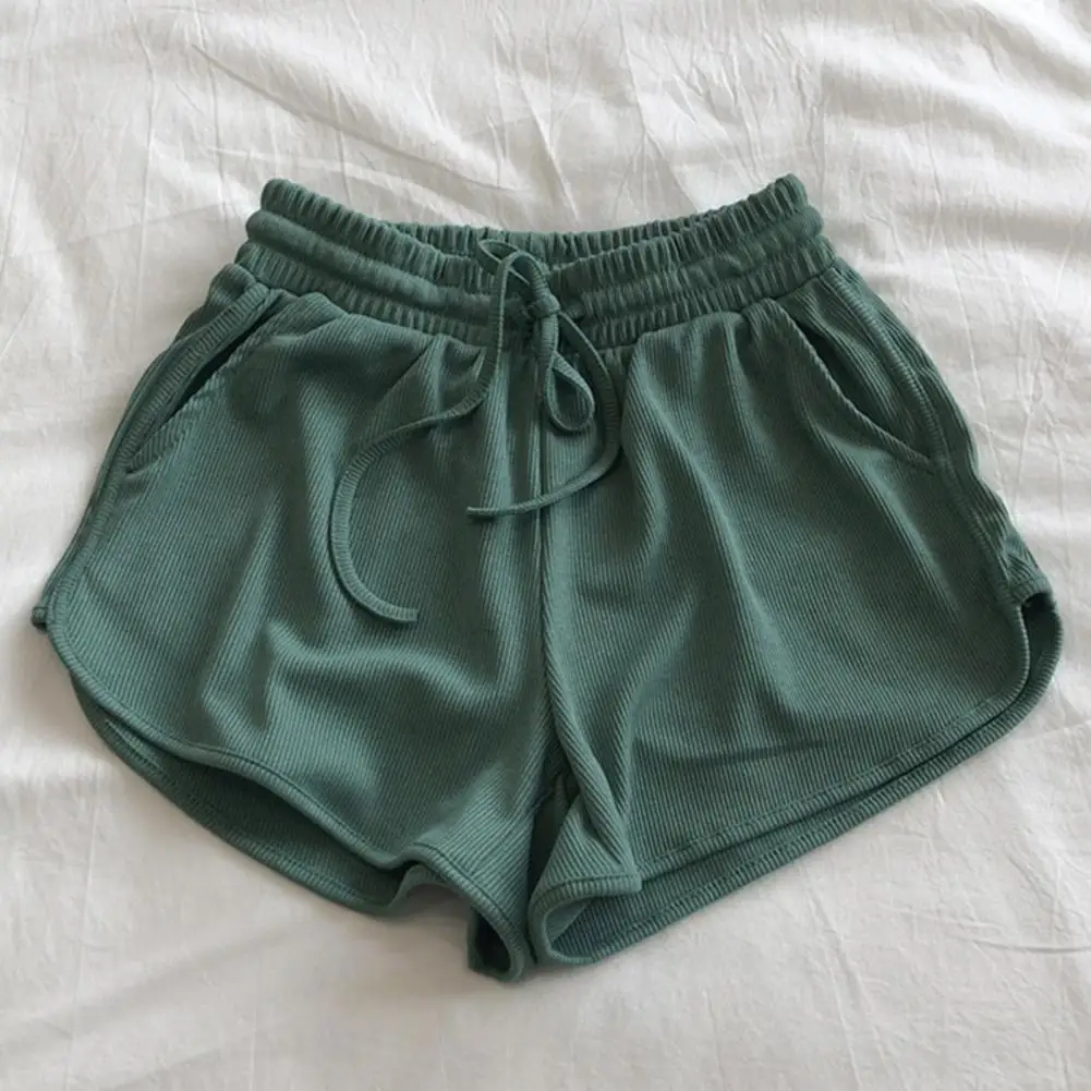 

Drawstring Stylish Deep Crotch Summer Shorts Leisure Summer Pants Sweat Absorption Female Clothes