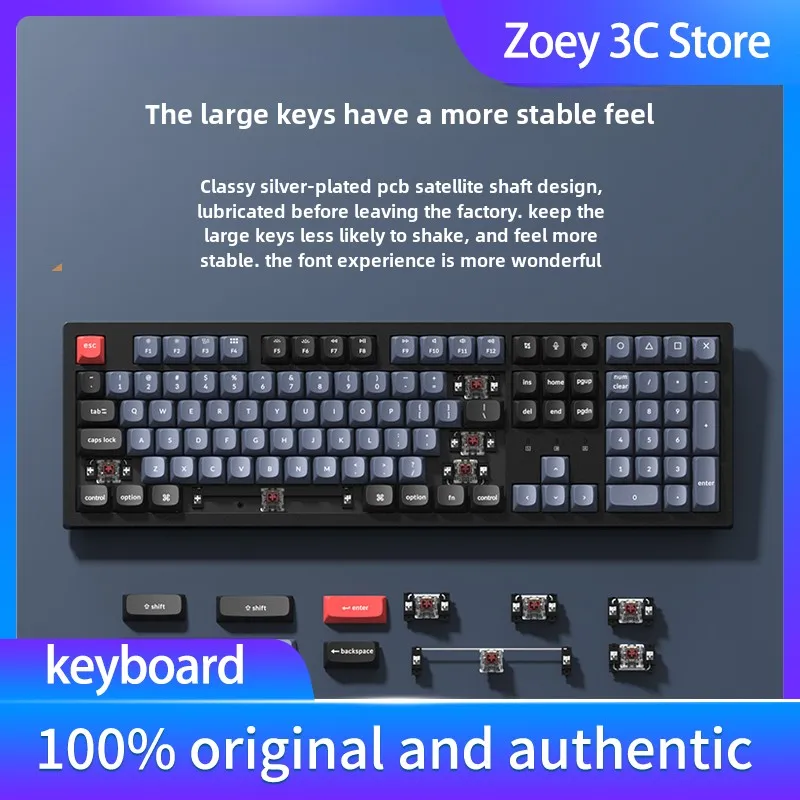 K10 Pro QMK/VIA Bluetooth Беспроводная Mac Индивидуальная механическая клавиатура RGB