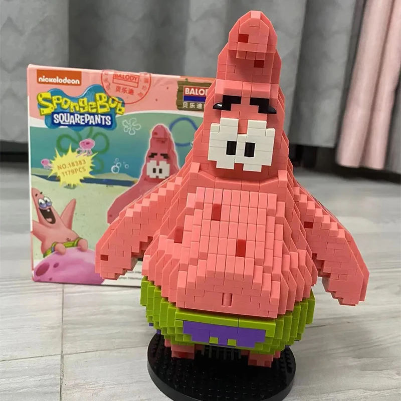 Губка Боб Квадратные Штаны Патрик Звезда Фигурки Модель Строительные Блоки